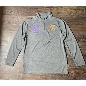 Lakers Lebron James NBA Gear 1/4 Zip Lightweight Pullover Kids Size XL (18-20)